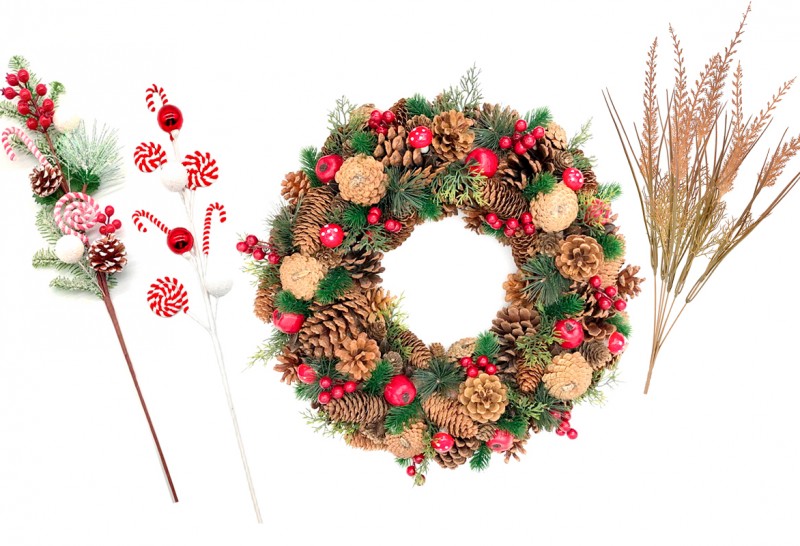 Wreaths and fall winter fillers